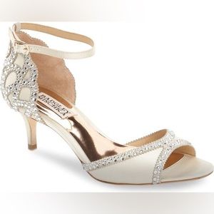 Badgley Mischka Gillian Crystal Embellished d'Orsay Sandal